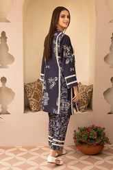 2-Pc Digital Printed Shirt With Printed Straight Trouser CPM23-67
